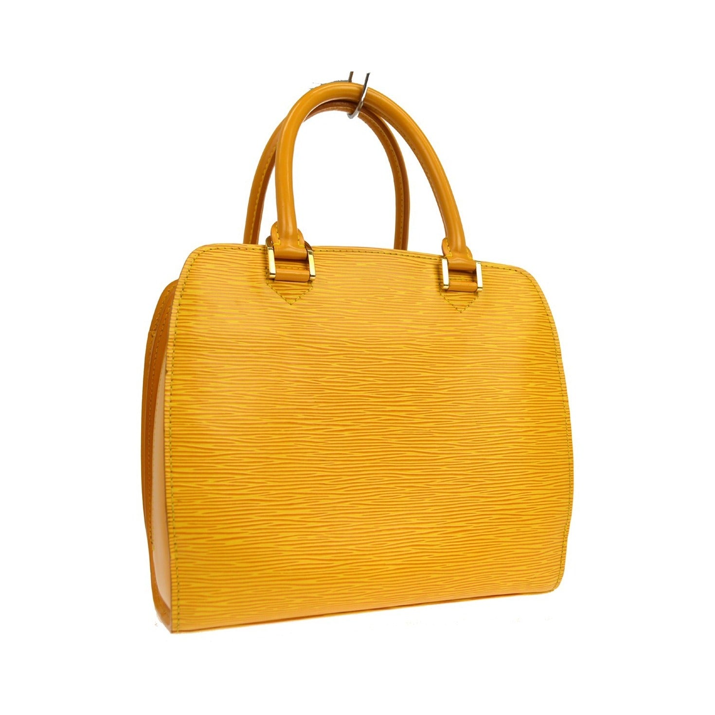 Louis Vuitton Pont Neuf Epi, Yellow, Leather, Handbag