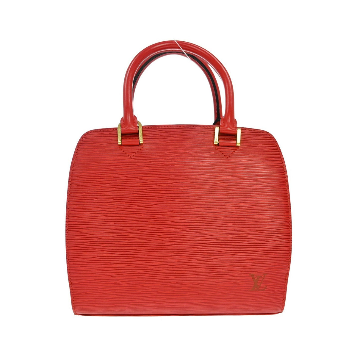 Louis Vuitton Pont Neuf Epi Leather, Red, Leather, Handbag