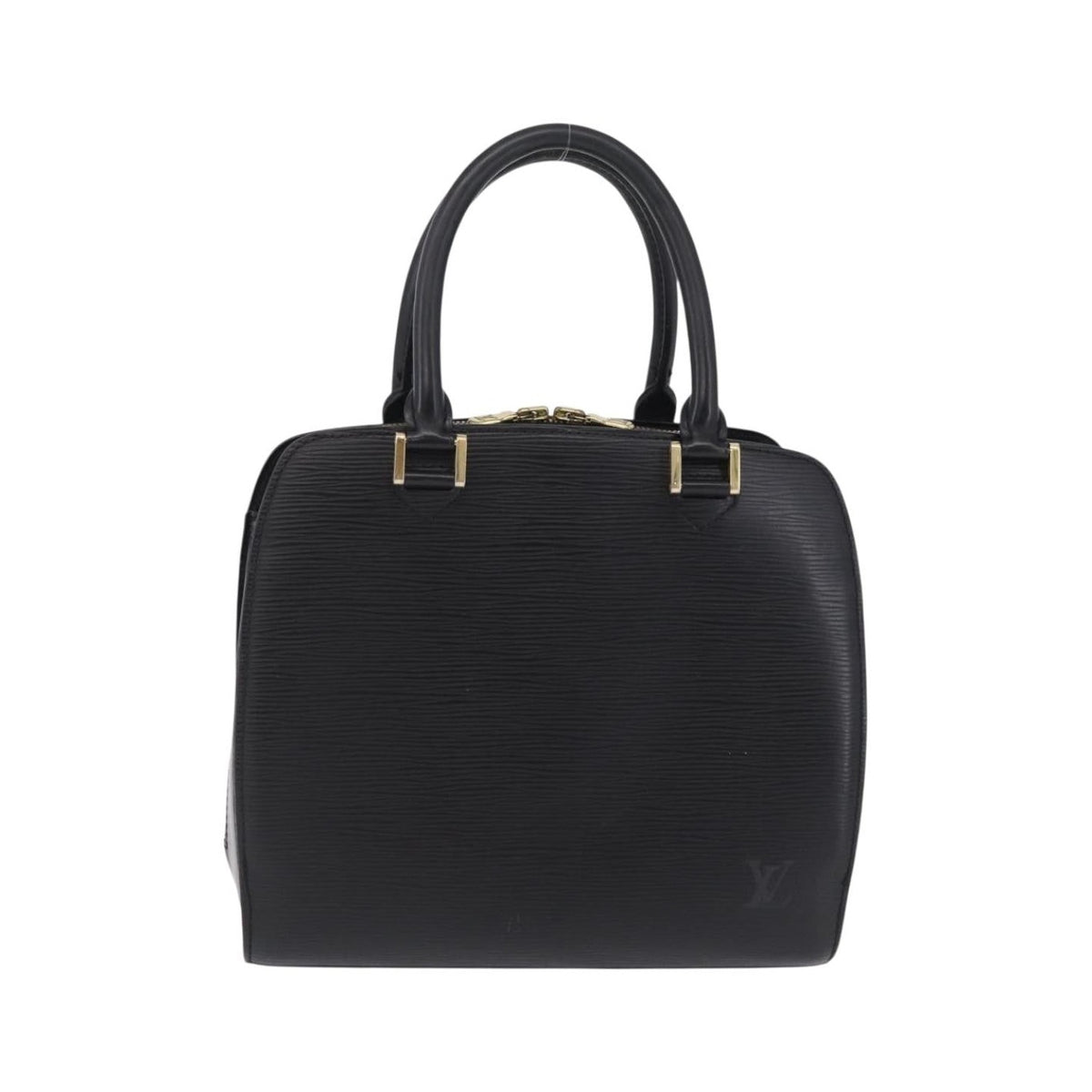 Louis Vuitton Pont Neuf Epi Leather, Black, Leather, Handbag