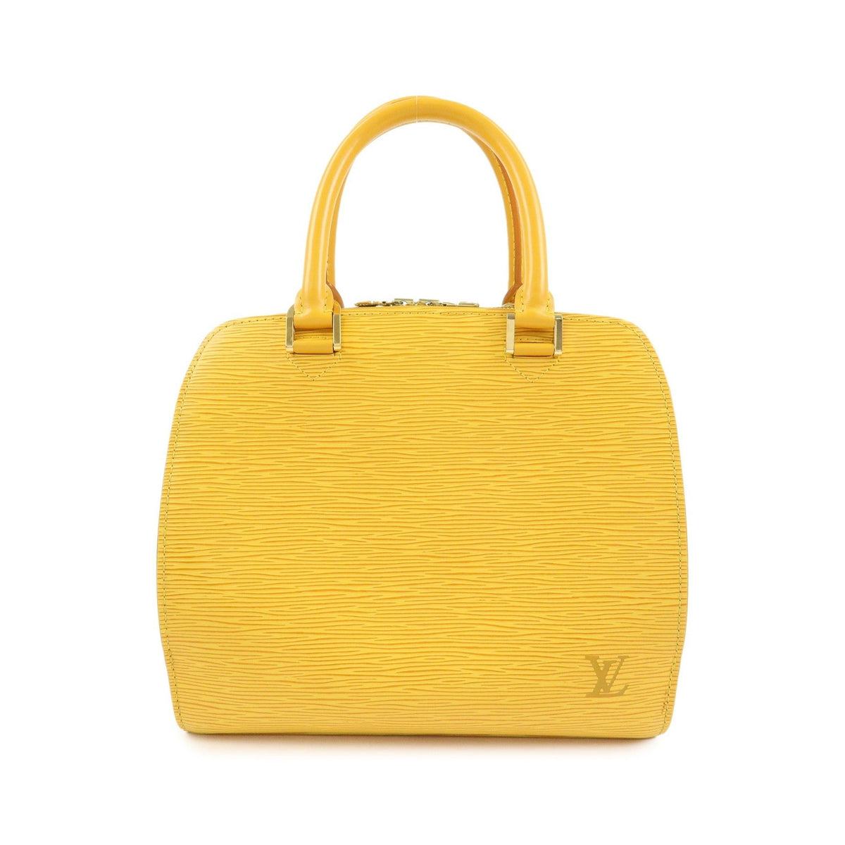 Louis Vuitton Pont Neuf Epi Leather, Yellow, Leather, Handbag