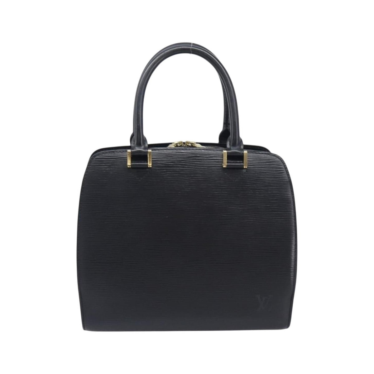 Louis Vuitton Pont Neuf Epi Leather, Black, Leather, Handbag