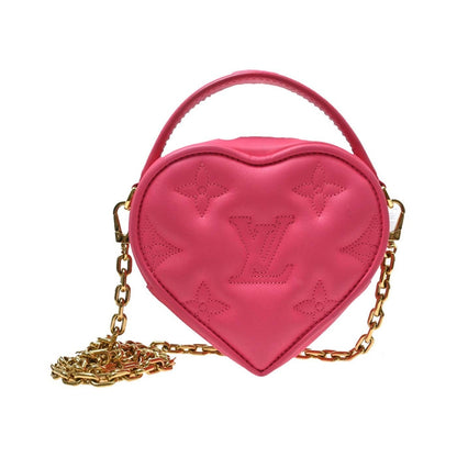 Louis Vuitton Pop My Heart Bubblegram Leather, Pink, Leather, Clutch