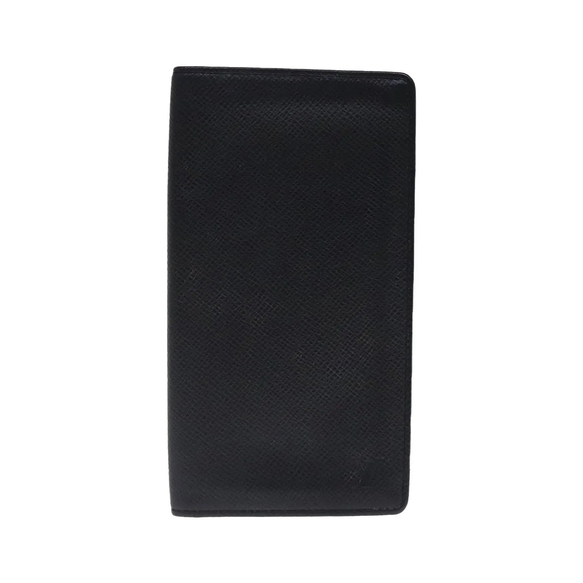 Louis Vuitton Porte Cartes Taiga Leather, Gray, Leather, Wallet