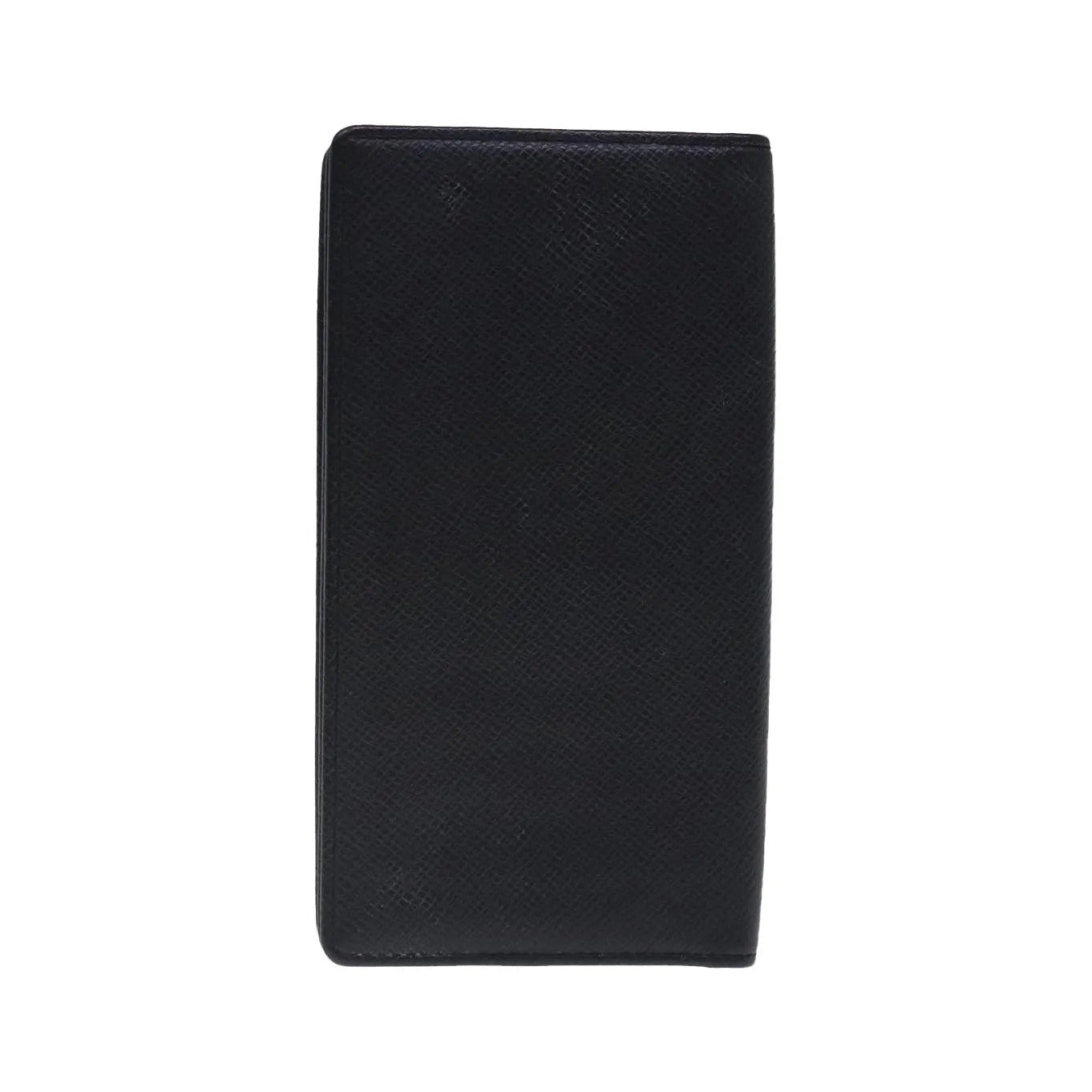 Louis Vuitton Porte Cartes Taiga Leather, Gray, Leather, Wallet