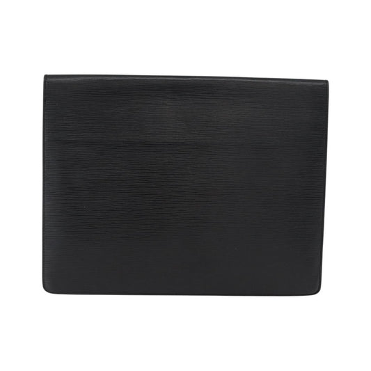 Louis Vuitton Porte-Documents Senateur Epi Leather, Black, Leather, Briefcase