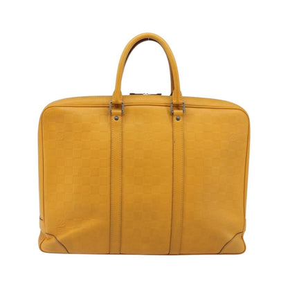 Louis Vuitton Porte-Documents Voyage Damier Infini Leather, Yellow, Leather, Briefcase
