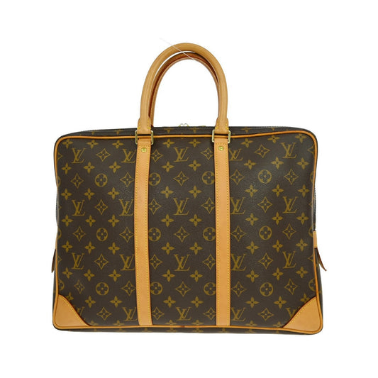 Louis Vuitton Porte-Documents Voyage Monogram, Brown, Canvas, Briefcase