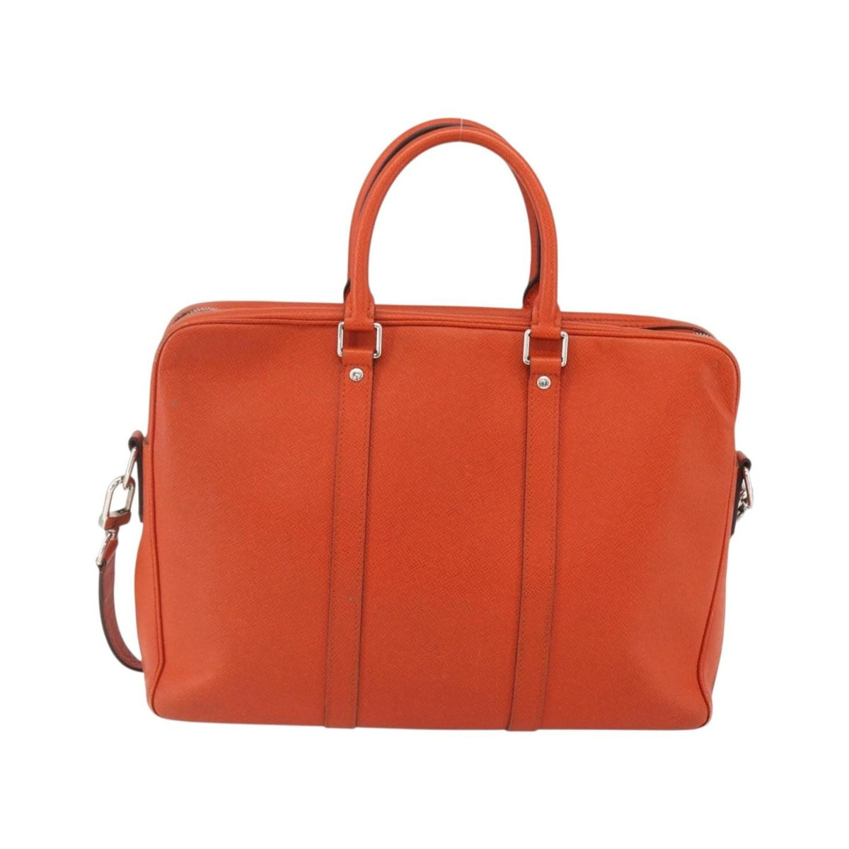 Louis Vuitton Porte-Documents Voyage Taiga Leather, Orange, Leather, Briefcase