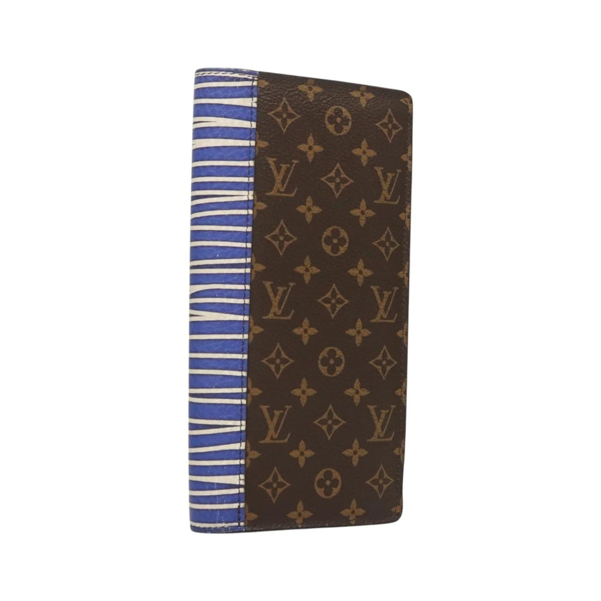 Louis Vuitton Porte Feuille Brother Patchwork, Blue, Canvas, Wallet