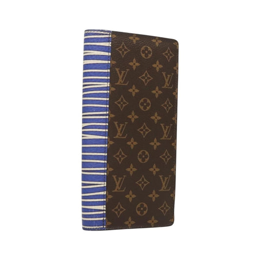 Louis Vuitton Porte Feuille Brother Patchwork, Blue, Canvas, Wallet