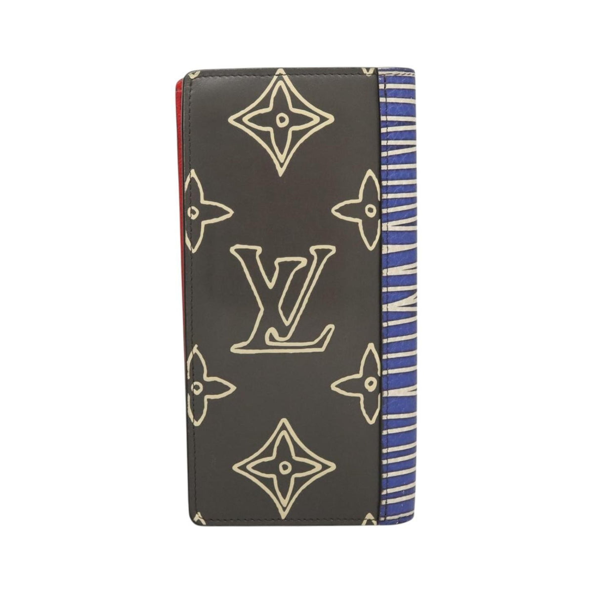 Louis Vuitton Porte Feuille Brother Patchwork, Blue, Canvas, Wallet