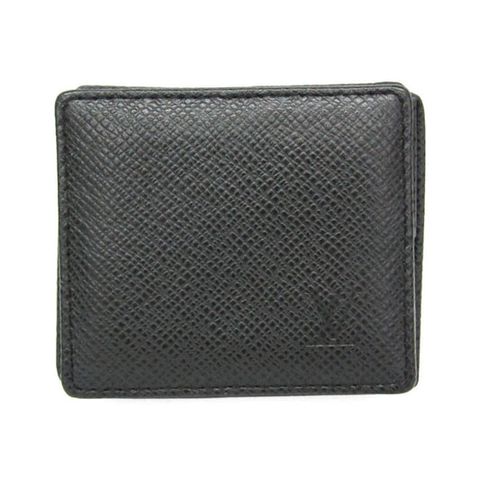 Louis Vuitton Porte Monnaie Boite Leather, Black, Leather, Wallet