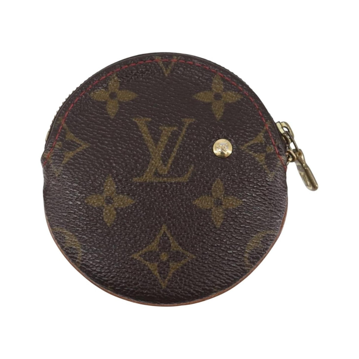 Louis Vuitton Porte Monnaie Coin Purse Limited Edition Monogram Cerises, Brown, Canvas, Clutch