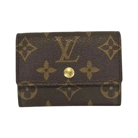 Louis Vuitton Porte-Monnaie Coin Purse Monogram Canvas, Brown, Canvas, Wallet