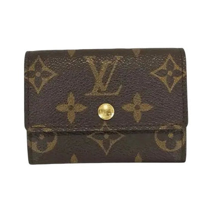 Louis Vuitton Porte-Monnaie Coin Purse Monogram Canvas, Brown, Canvas, Wallet