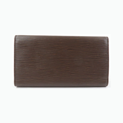 Louis Vuitton Porte Tresor International Epi Leather, Brown, Leather, Wallet