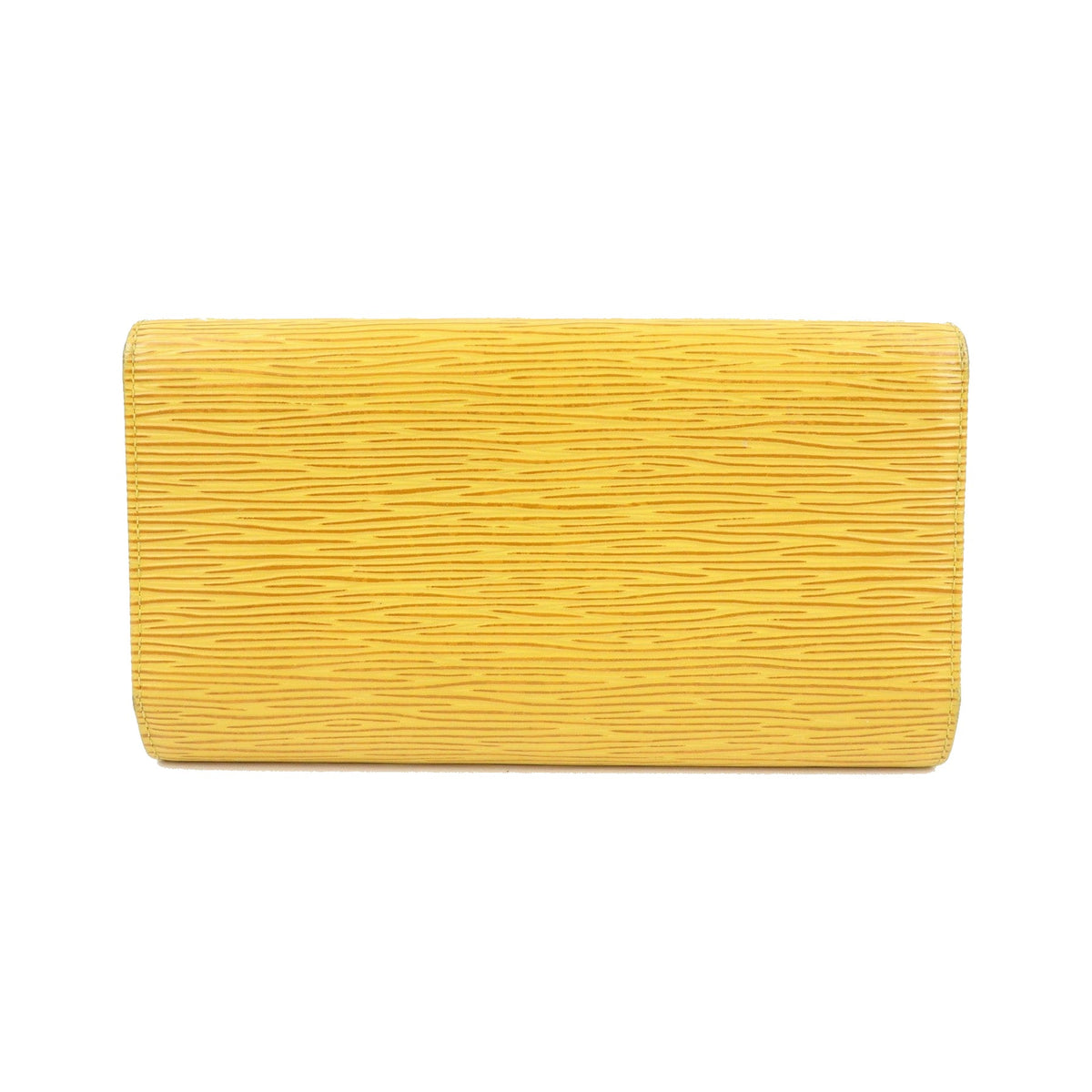 Louis Vuitton Porte Tresor International Epi Leather, Yellow, Leather, Wallet