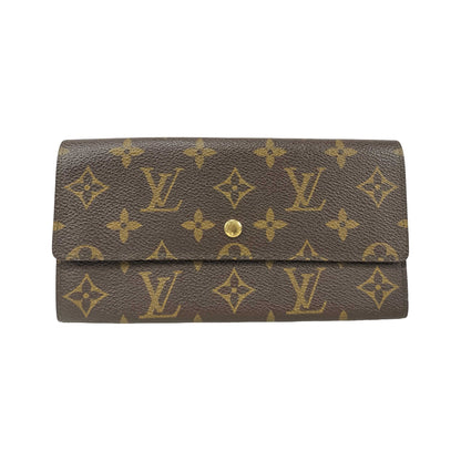 Louis Vuitton Porte Tresor International Monogram Canvas, Brown, Canvas, Wallet