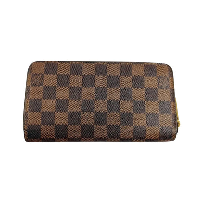 Louis Vuitton Portefeuille Sarah Damier, Brown, Canvas, Wallet