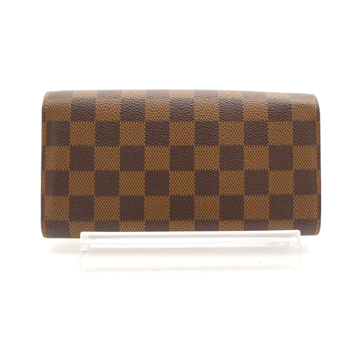 Louis Vuitton Portefeuille Sarah Damier, Brown, Canvas, Wallet