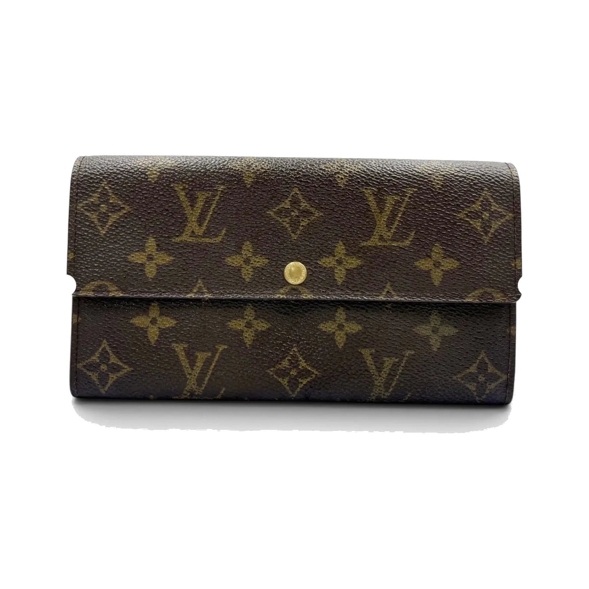 Louis Vuitton Portefeuille Sarah Monogram Canvas, Brown, Canvas, Wallet