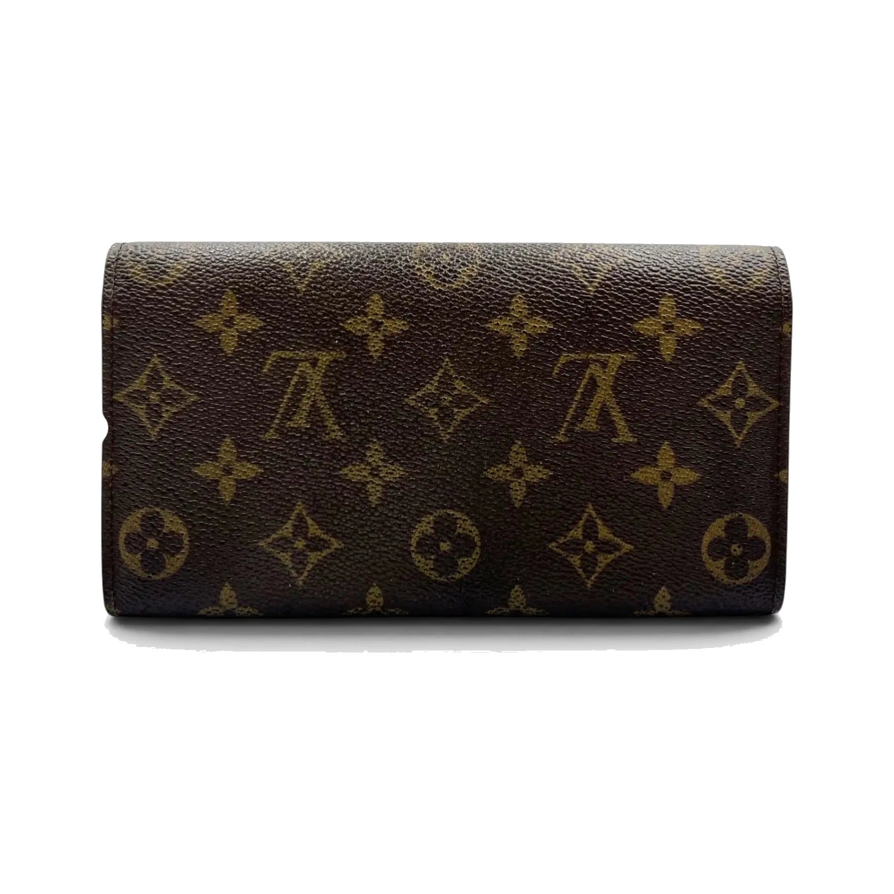 Louis Vuitton Portefeuille Sarah Monogram Canvas, Brown, Canvas, Wallet