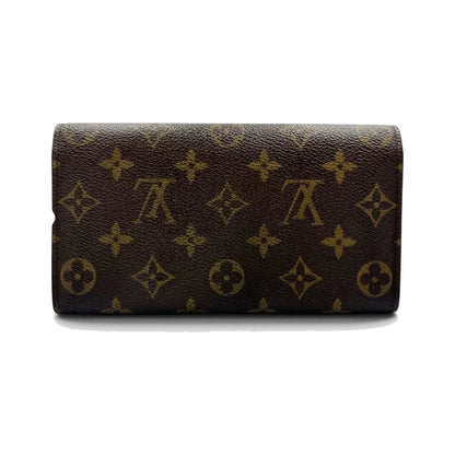 Louis Vuitton Portefeuille Sarah Monogram Canvas, Brown, Canvas, Wallet