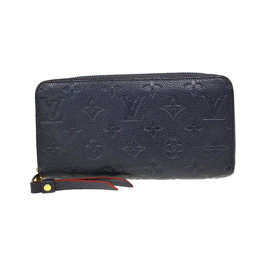 Louis Vuitton Portefeuille zippy Monogramme Empreinte Monogramme Empreinte, Navy, Leather, Wallet