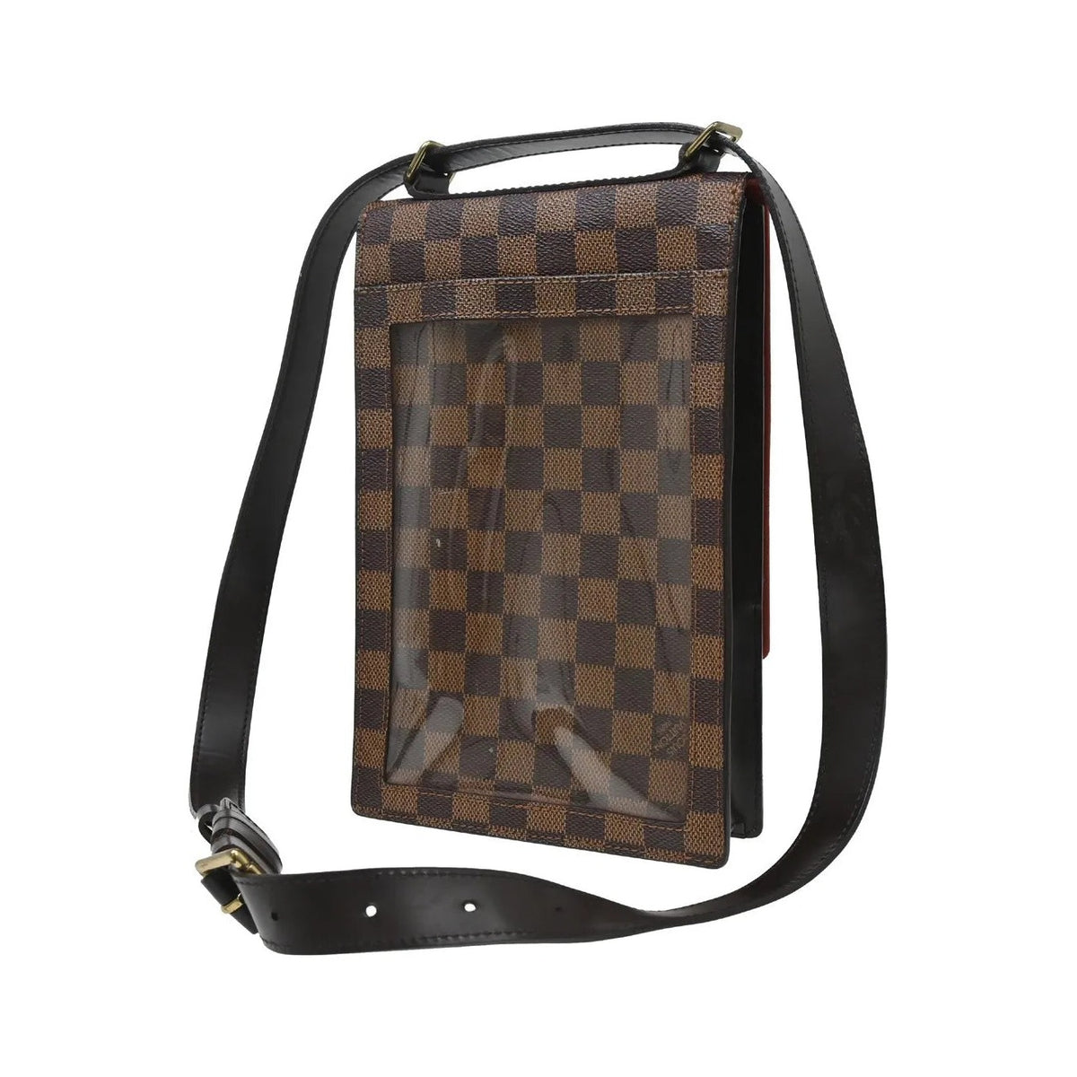 Louis Vuitton Portobello Messenger Damier, Brown, Canvas, Clutch