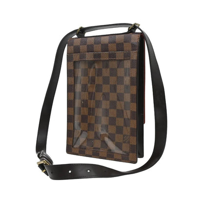 Louis Vuitton Portobello Messenger Damier, Brown, Canvas, Clutch