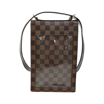 Louis Vuitton Portobello Messenger Damier, Brown, Canvas, Shoulder Bag