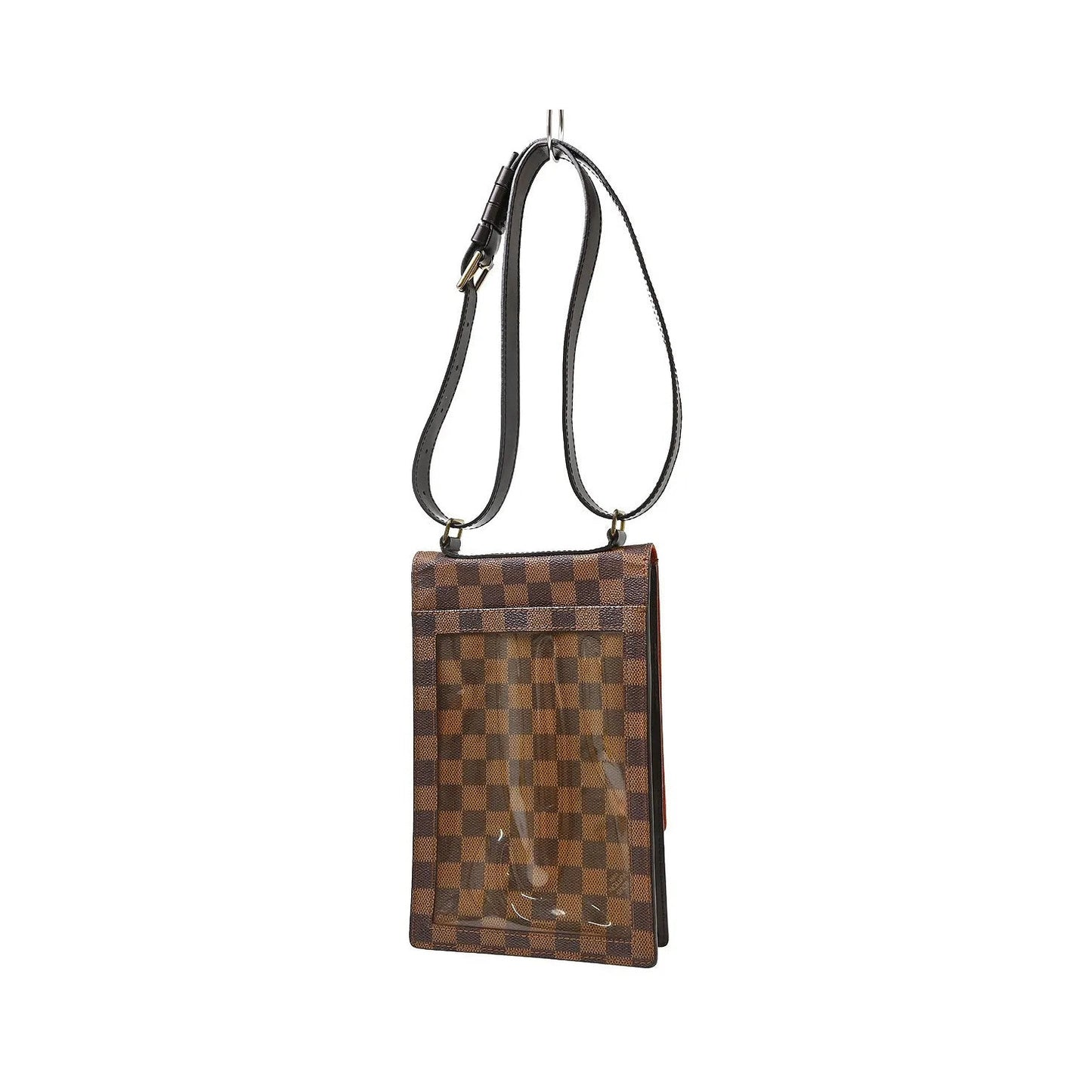 Louis Vuitton Portobello Messenger Damier, Brown, Canvas, Shoulder Bag