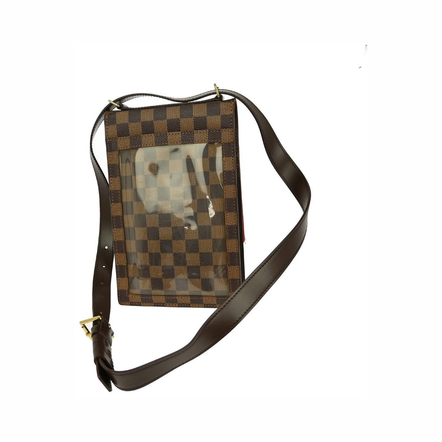 Louis Vuitton Portobello Messenger Damier Ebene, Brown, Canvas, Shoulder Bag
