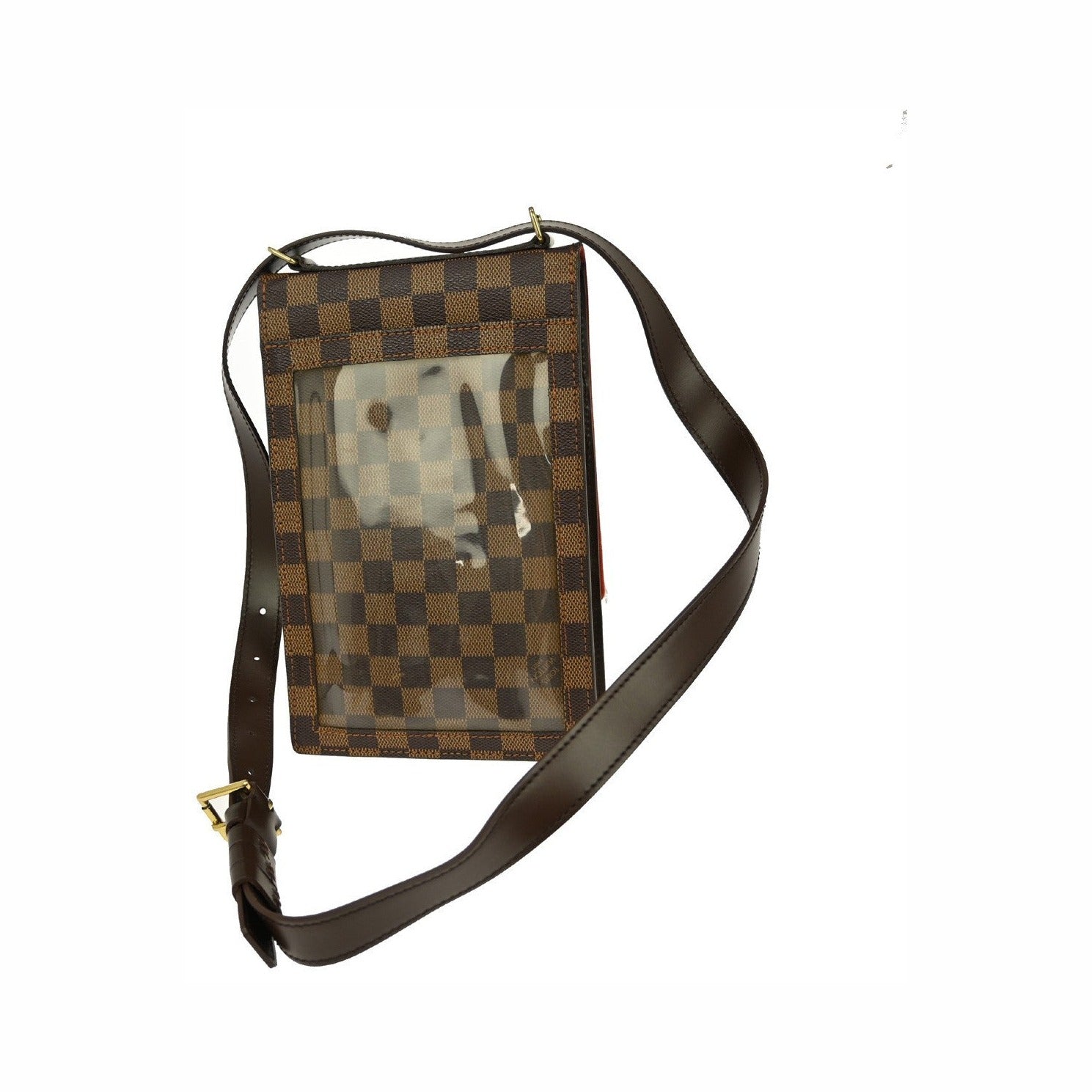Louis Vuitton Portobello Messenger Damier Ebene, Brown, Canvas, Shoulder Bag