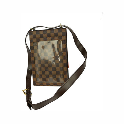 Louis Vuitton Portobello Messenger Damier Ebene, Brown, Canvas, Shoulder Bag