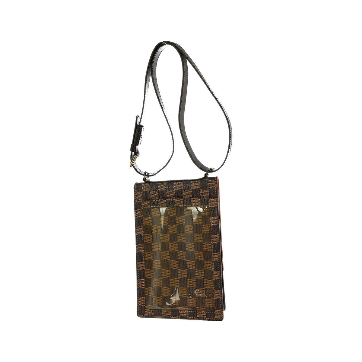 Louis Vuitton Portobello Messenger Damier Ebene, Brown, Canvas, Shoulder Bag