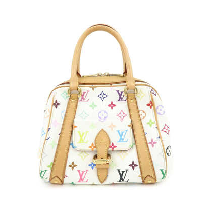 Louis Vuitton Priscilla Monogram Multicolor, White, Canvas, Handbag