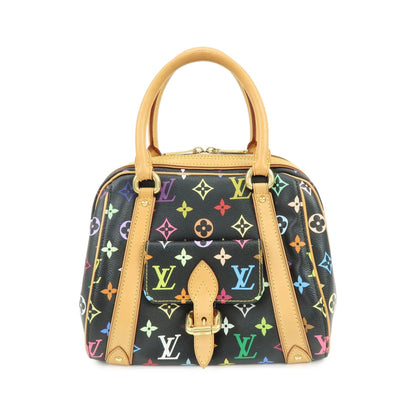 Louis Vuitton Priscilla Monogram Multicolor, Black, Canvas, Handbag