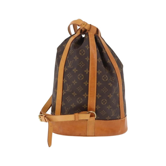 Louis Vuitton Randonnee Monogram Canvas, Brown, Canvas, Shoulder Bag