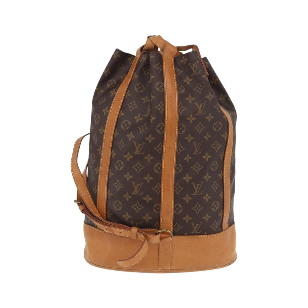 Louis Vuitton Randonnee Monogram Canvas, Brown, Canvas, Backpack
