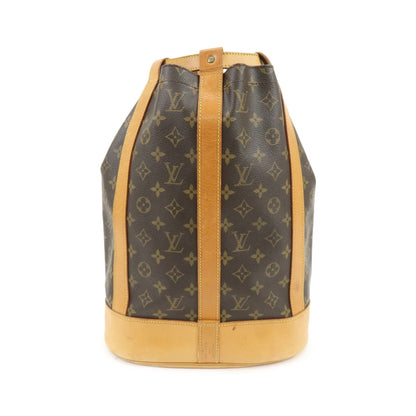 Louis Vuitton Randonnee Monogram Canvas, Brown, Canvas, Backpack