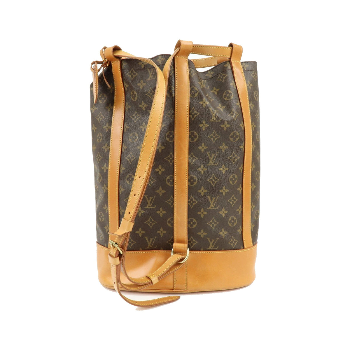 Louis Vuitton Randonnee Monogram Canvas, Brown, Canvas, Backpack