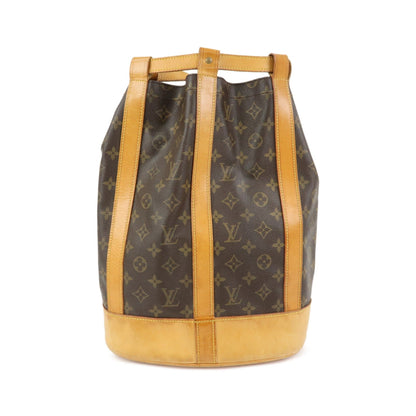 Louis Vuitton Randonnee Monogram Canvas, Brown, Canvas, Backpack