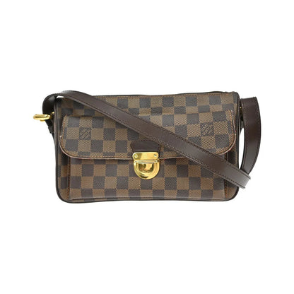 Louis Vuitton Ravello Damier Azur, Brown, Canvas, Shoulder Bag
