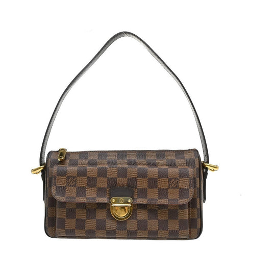 Louis Vuitton Ravello Damier Ebene, Brown, Canvas, Shoulder Bag