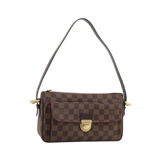 Louis Vuitton Ravello Damier Ebene, Brown, Canvas, Shoulder Bag