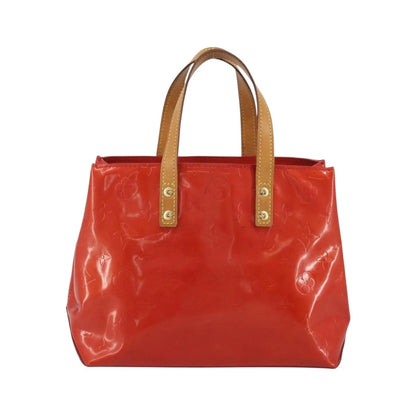 Louis Vuitton Reade Monogram Vernis, Red, Patent Leather, Handbag