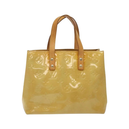 Louis Vuitton Reade Monogram Vernis, Beige, Patent Leather, Handbag