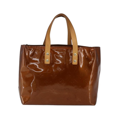 Louis Vuitton Reade Monogram Vernis, Brown, Patent Leather, Handbag
