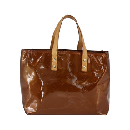 Louis Vuitton Reade Monogram Vernis, Brown, Patent Leather, Handbag